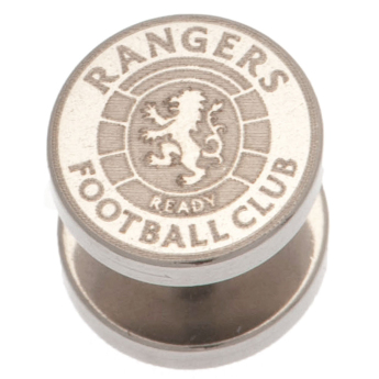 Rangers FC обеци Ready Crest Stainless Steel Stud Earring