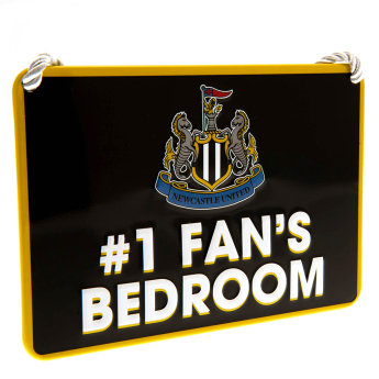 Newcastle United знак за спалня Bedroom Sign No1 Fan