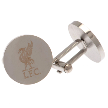 Liverpool FC копчета за ръкавели Stainless Steel Round Cufflinks