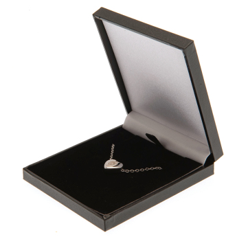 Manchester City висулка за врата Stainless Steel Heart Necklace