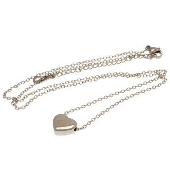 Rangers FC висулка за врата Stainless Steel Heart Necklace