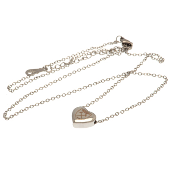West Ham United висулка за врата Stainless Steel Heart Necklace