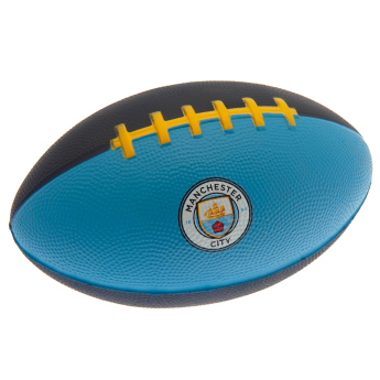 Manchester City мини топка за американски футбол navy blue and sky blue