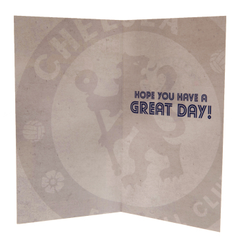 Chelsea FC картичка за рожден ден Retro - Hope you have a great day!