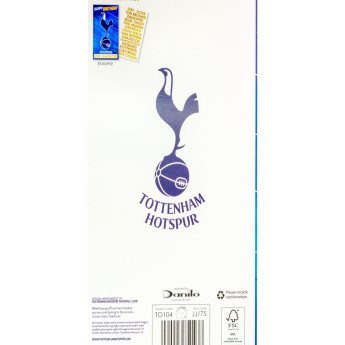 Tottenham Hotspur картичка за рожден ден със стикери Personalised Birthday Card