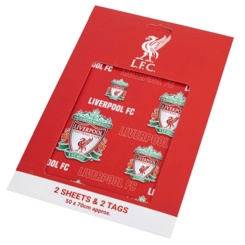 Liverpool FC опаковъчна хартия 2 pcs Text Gift Wrap