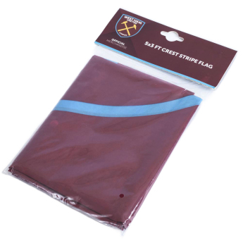 West Ham United знаме Crest Stripe