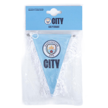 Manchester City знаменце Triangular Mini Pennant