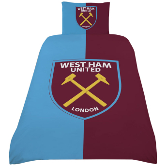 West Ham United спално бельо за единично легло Single Duvet Set CS