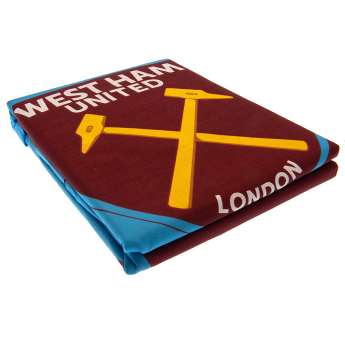 West Ham United спално бельо за единично легло Single Duvet Set CS