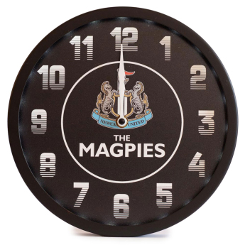Newcastle United стенен часовник LED Magpies