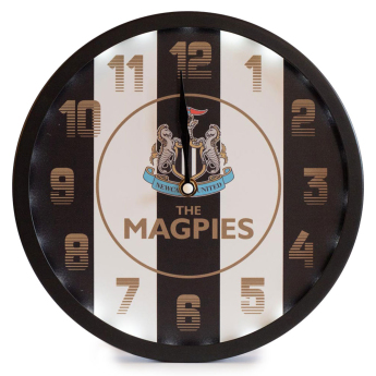 Newcastle United стенен часовник LED Stripe