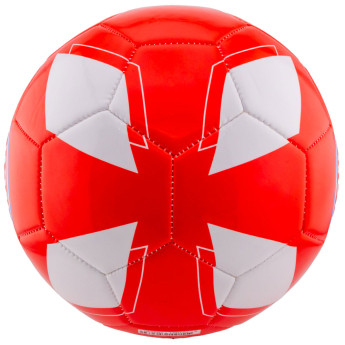 FC Bayern Munich футболна топка crest on a striking red and white - Size 5