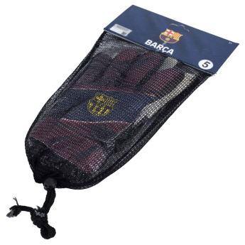 FC Barcelona детски вратарски ръкавици Fuse Goalkeeper Gloves Kids 67-73mm palm width