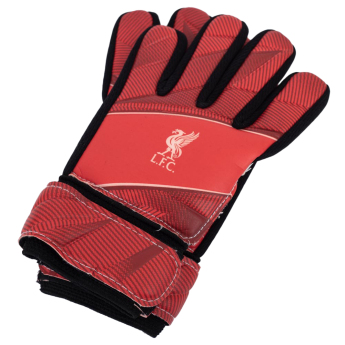 Liverpool FC детски вратарски ръкавици Fuse Goalkeeper Gloves Kids 67-73mm palm width