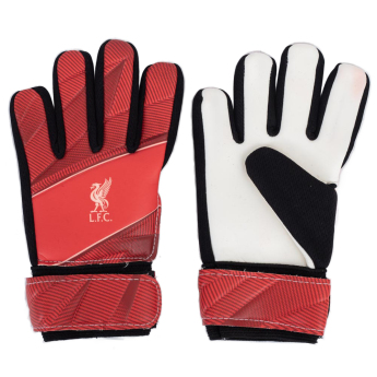 Liverpool FC детски вратарски ръкавици Fuse Goalkeeper Gloves Kids 67-73mm palm width