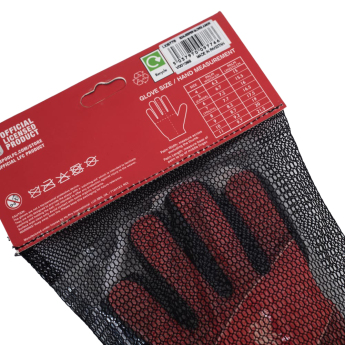 Liverpool FC детски вратарски ръкавици Fuse Goalkeeper Gloves Kids 67-73mm palm width