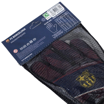 FC Barcelona детски вратарски ръкавици Fuse Goalkeeper Gloves Yths 79-86mm palm width