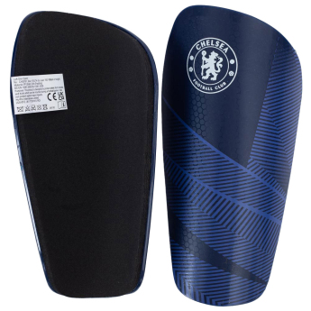 Chelsea FC детски футболни протектори Fuse Shin Pads Youths 10 to 12 years