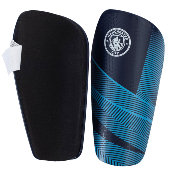 Manchester City детски футболни протектори Fuse Shin Pads Youths 10 to 12 years