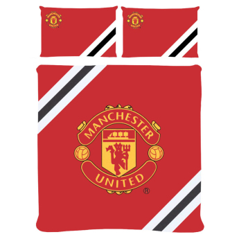 Manchester United спално бельо за спалня Core Stripe