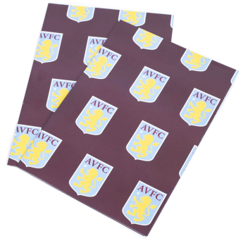 Aston Villa опаковъчна хартия Text