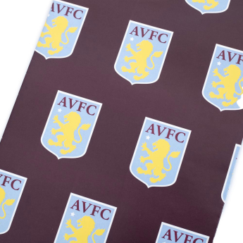 Aston Villa опаковъчна хартия Text