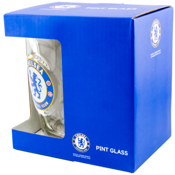 Chelsea FC стъклена чаша Dimple Glass Tankard