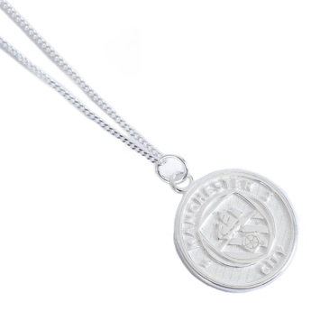 Manchester City колие с висулка Sterling Silver