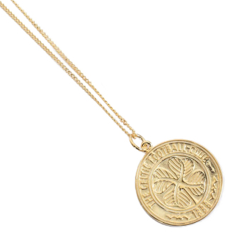 Celtic FC колие с висулка 18ct Gold Plated on Silver