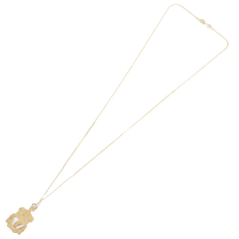 Liverpool FC колие с висулка 18ct Gold Plated on Silver Crest