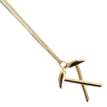 West Ham United колие с висулка 18ct Gold Plated on Silver