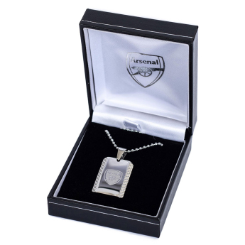 Arsenal FC колие с висулка куче Patterned Dog Tag & Chain