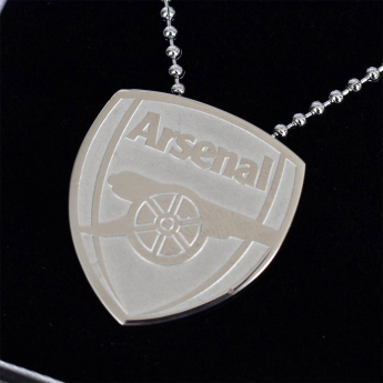 Arsenal FC колие с висулка Stainless Steel Large Pendant & Chain