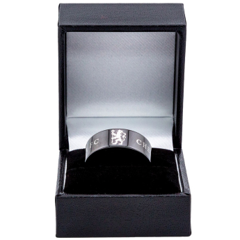 Chelsea FC пръстен Black Ceramic Ring Medium