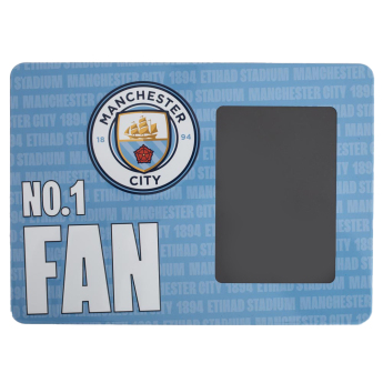 Manchester City рамка за снимка No1 Fan 12cm x 8.5cm