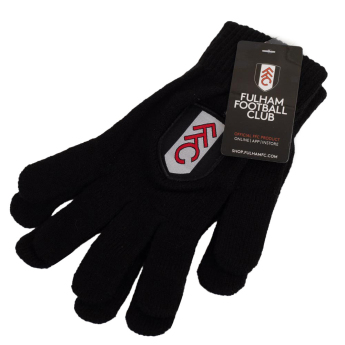 Fulham FC детски ръкавици Knitted black