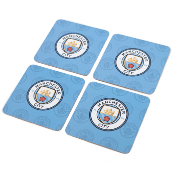 Manchester City подложки за чаши 4pk Cork