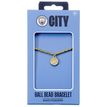 Manchester City гривна Gold Finish Bead