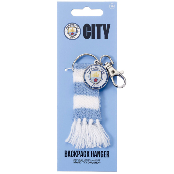 Manchester City висулка за чанта Blue Bar Scarf
