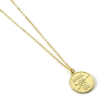 Arsenal FC висулка за врата Gold Finish Crest Necklace