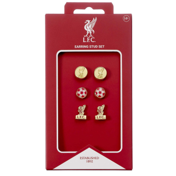 Liverpool FC комплект обеци three unique designs