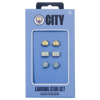 Manchester City комплект обеци three unique designs