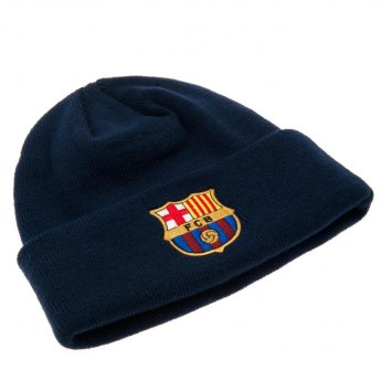 FC Barcelona зимна шапка Navy Cuff