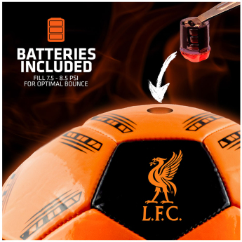 Liverpool FC футболна топка LED Glow Football - size 5