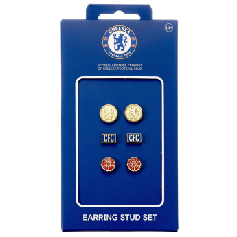 Chelsea FC комплект обеци three unique designs