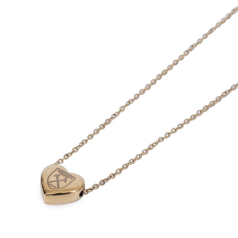 West Ham United висулка за врата Gold Plated Heart Necklace