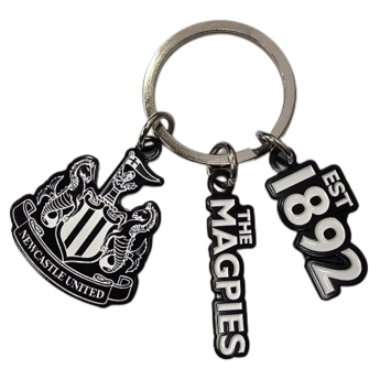 Newcastle United висулка за ключодържател 3 Charm
