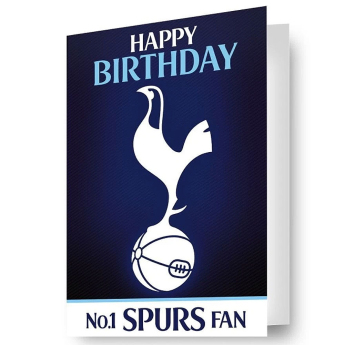 Tottenham Hotspur картичка за рожден ден 3D Lenticular