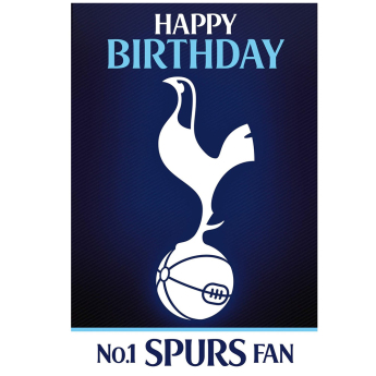 Tottenham Hotspur картичка за рожден ден 3D Lenticular